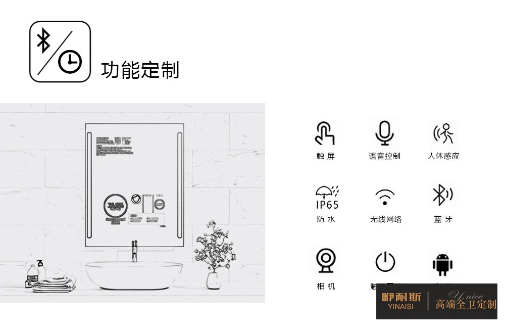 浴室鏡功能定制